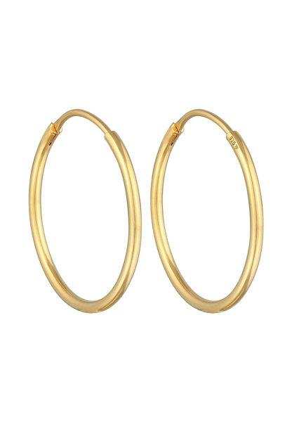 Elli  Boucles d'Oreilles Créoles Rond Classic 