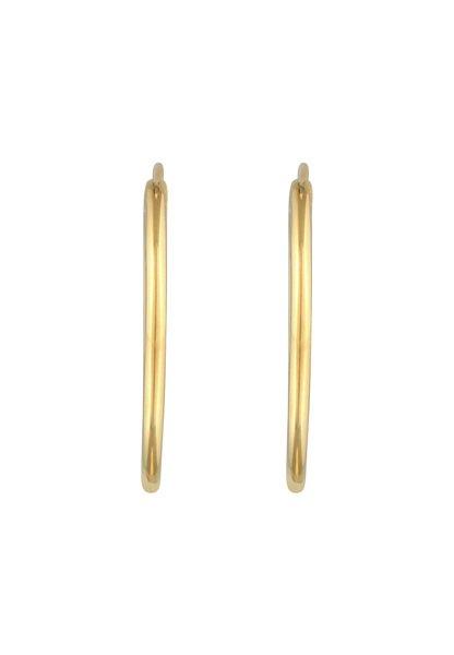 Elli  Boucles d'Oreilles Créoles Rond Classic 