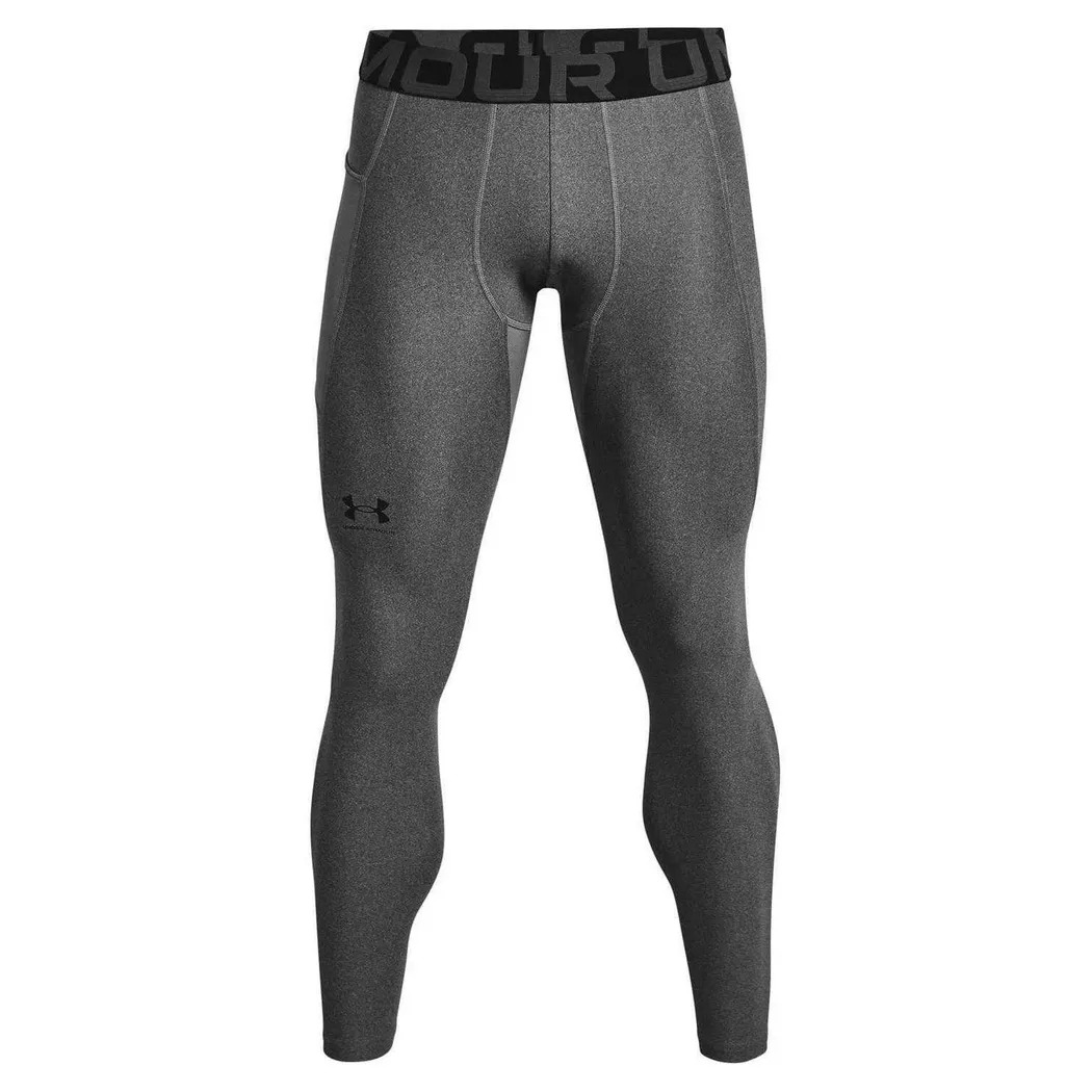 Under Armour - Heatgear Leggings, L, Schiefergrau