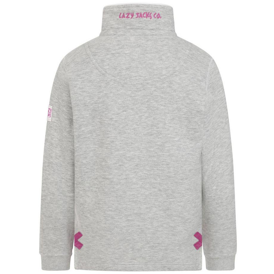 Lazy Jacks  Sweatshirt  ,  mit kurzem Reißverschluss 