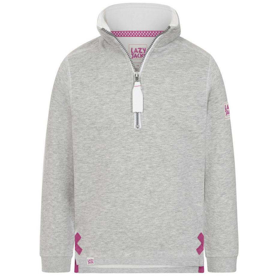 Sweatshirt  ,  mit kurzem Reißverschluss