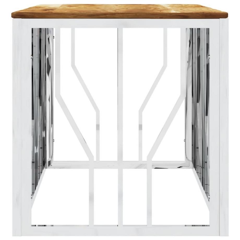 VidaXL Couchtisch edelstahl  