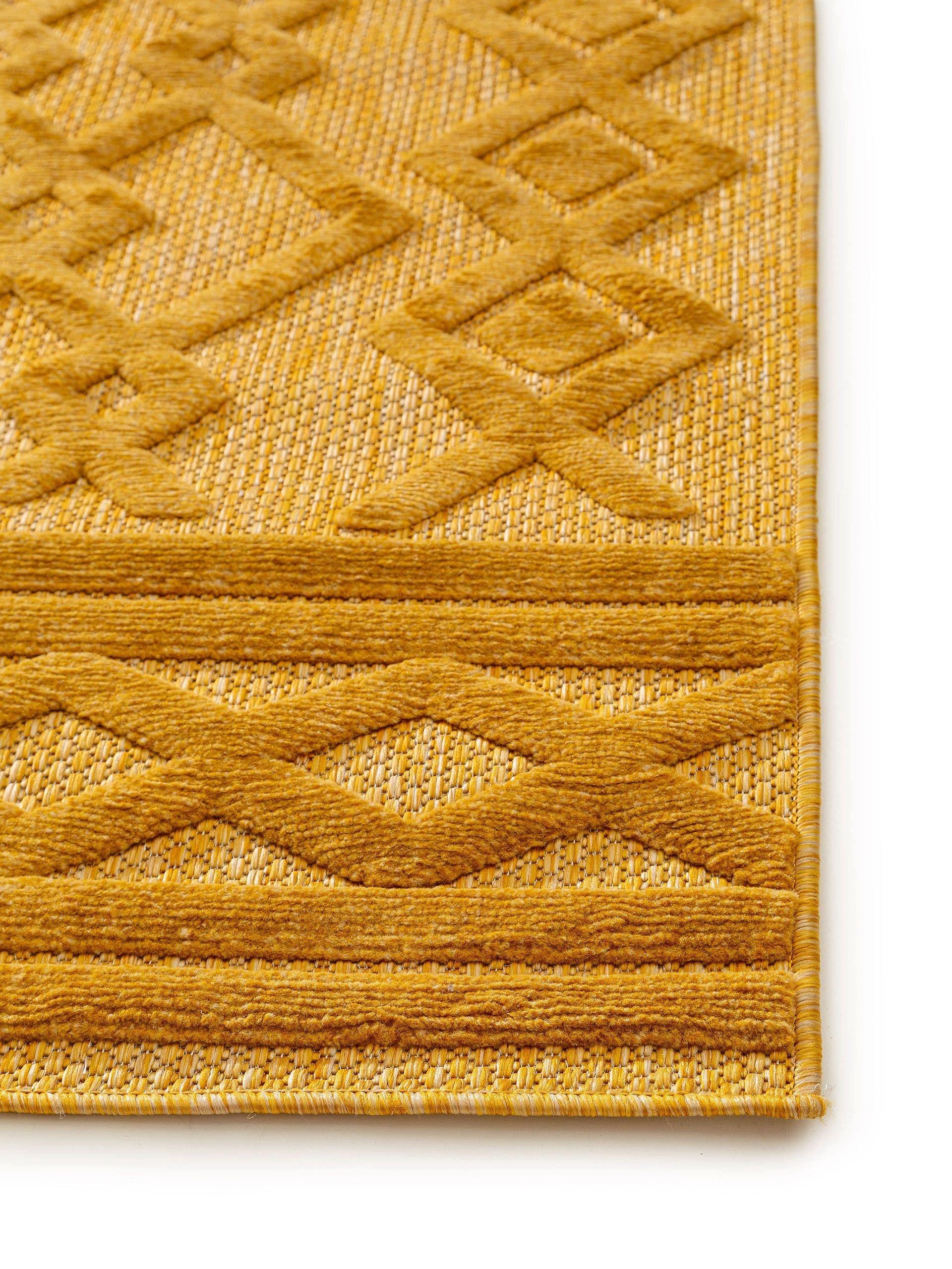 Benuta Tapis d'extérieur & intérieur Bonte Jaune  