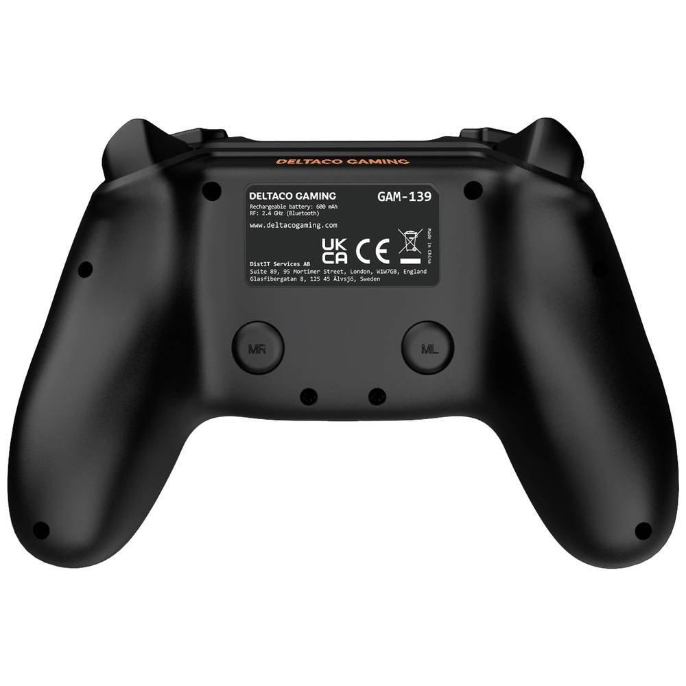 DELTACO GAMING  PS4/PC Controller mit Bluetooth 