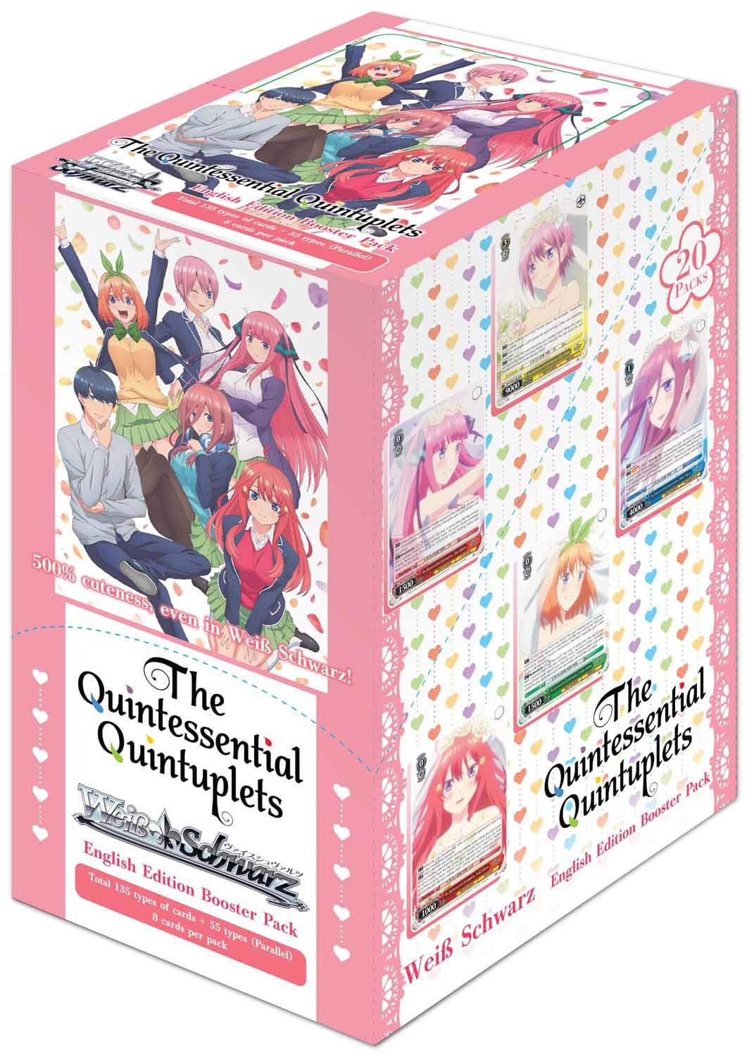 Bushiroad  The Quintessential Quintuplets Booster Display - Weiss Schwarz TCG - EN 