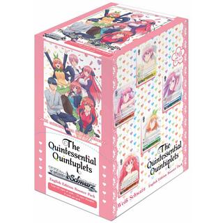 Bushiroad  The Quintessential Quintuplets Booster Display - Weiss Schwarz TCG - EN 