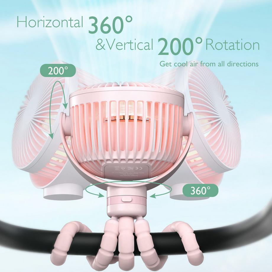 Momcozy Tragbarer Kinderwagen-Ventilator  
