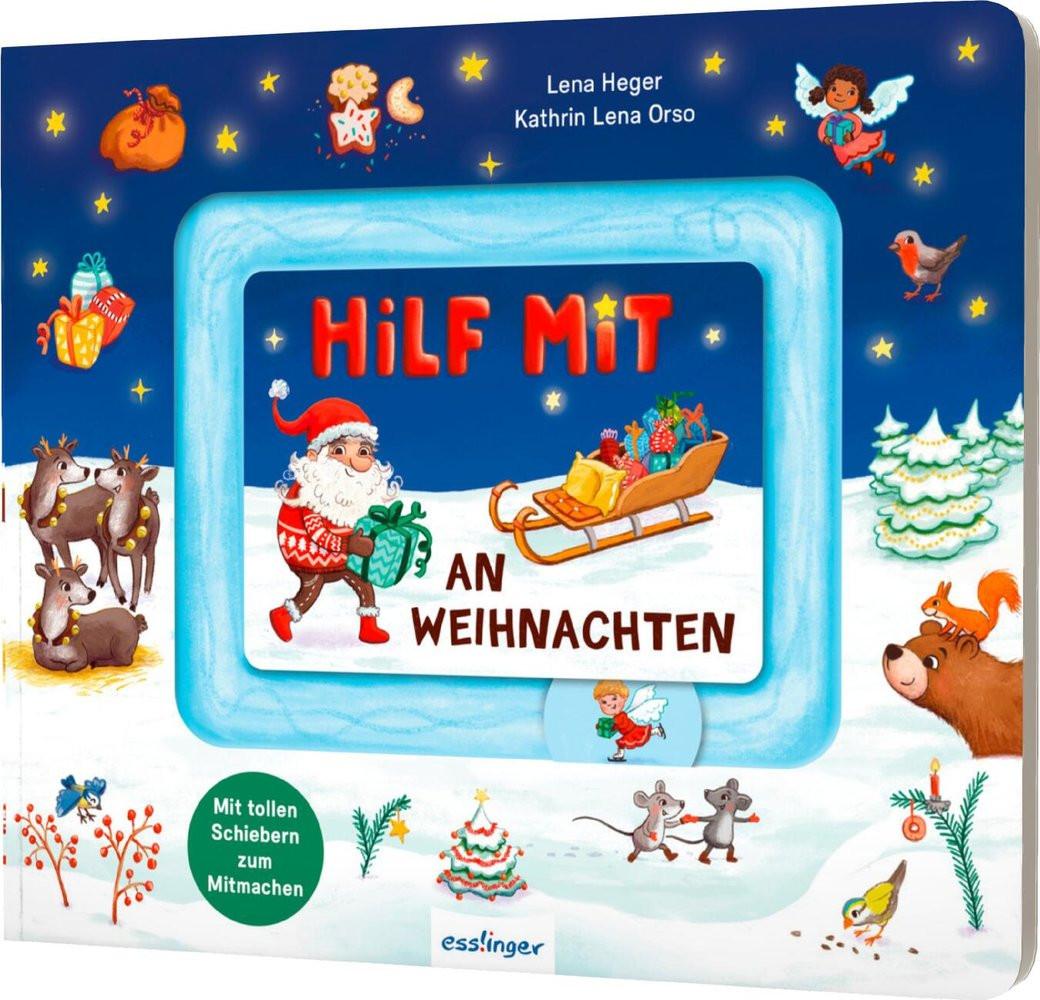 Meine Schiebebahn-Pappe: Hilf mit an Weihnachten Orso, Kathrin Lena; Heger, Lena (Illustrationen) Couverture rigide 