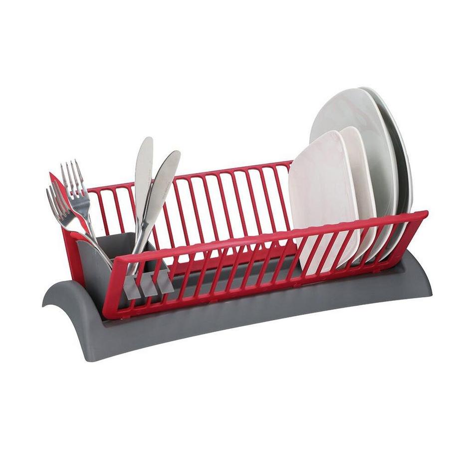 Égouttoir - Rouge / Gris