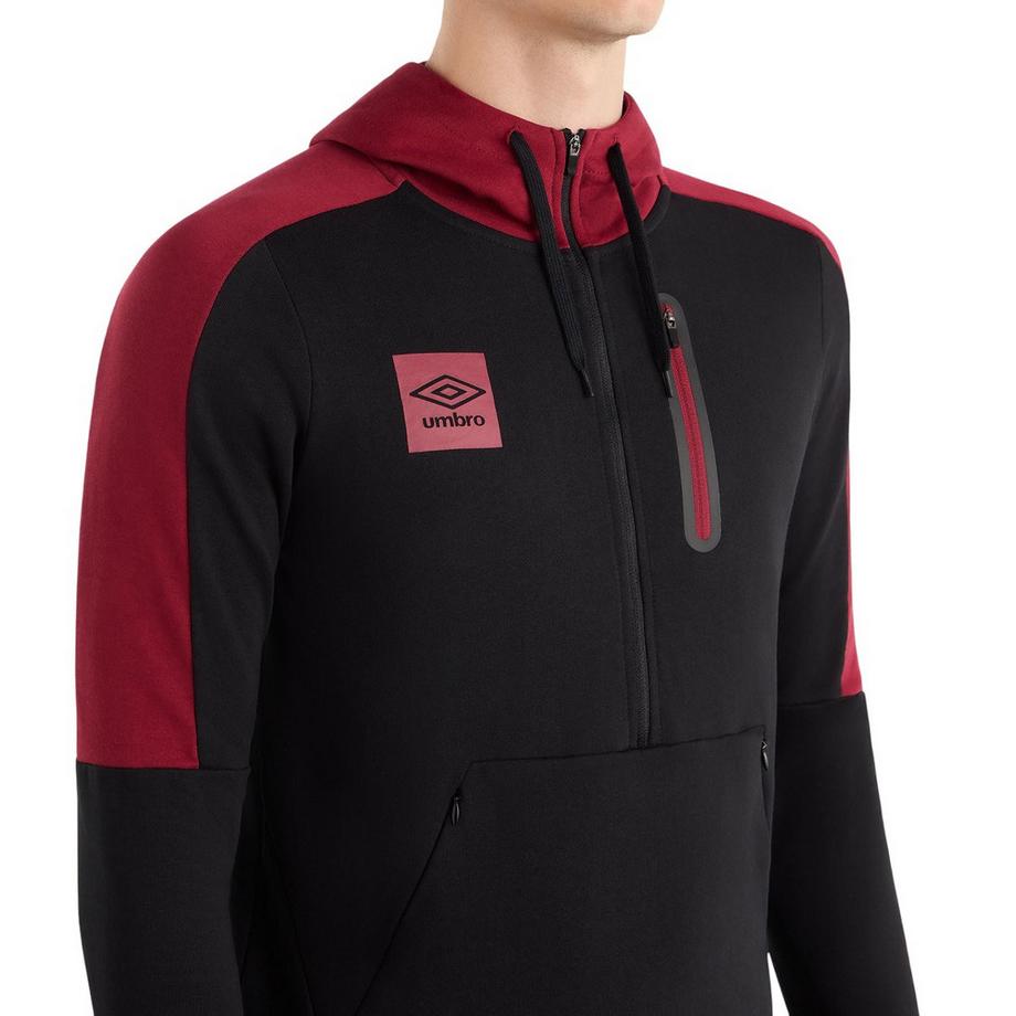 Umbro  Terrace Kapuzenpullover mit halbem Reißverschluss 