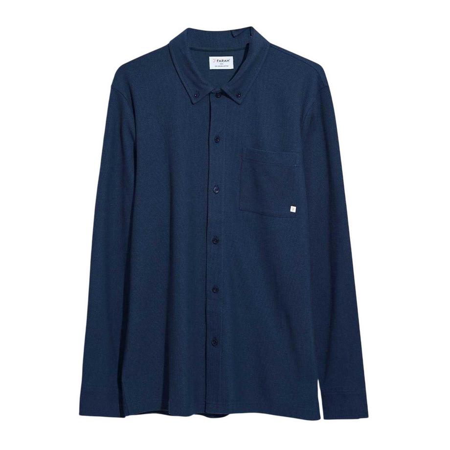 Chemise Manches Longues Motiftyle Texturé