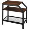 Tectake Table d’appoint PLYMOUTH 36,5x58,5x59,5cm  
