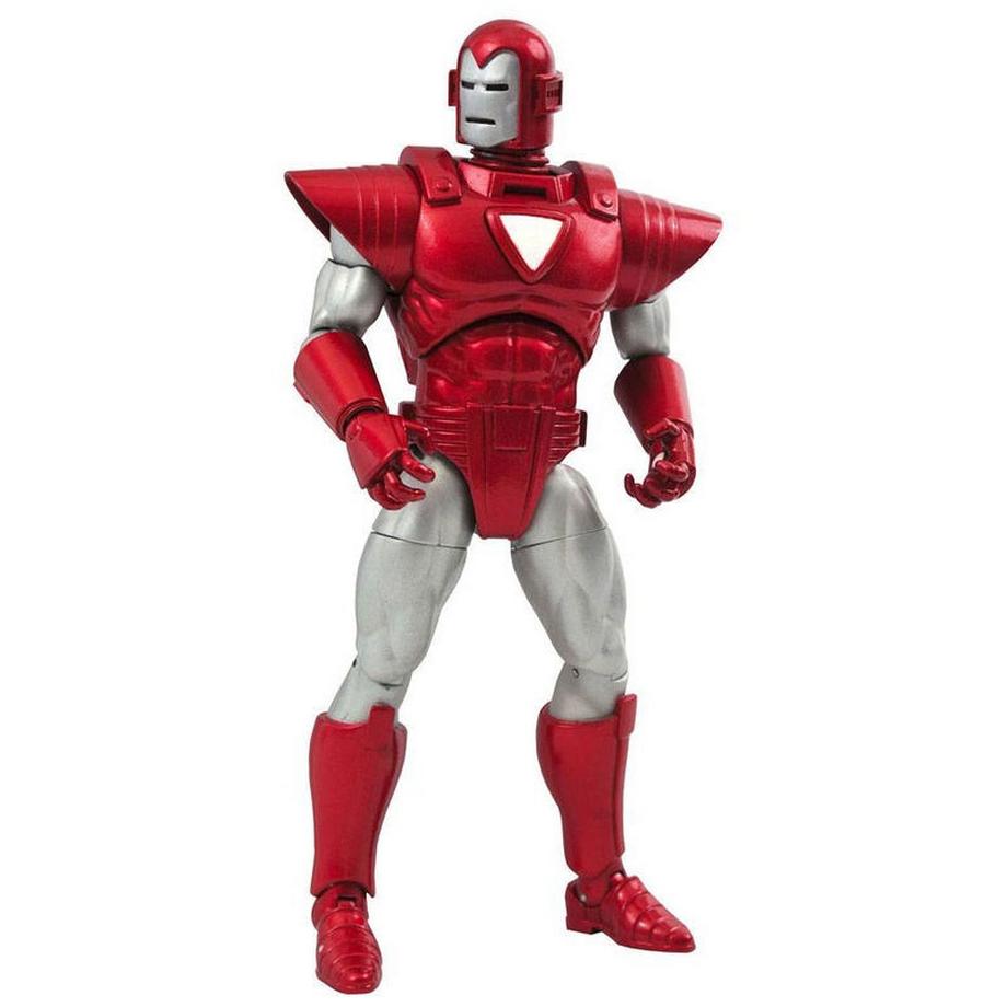 Diamond Select  Marvel Iron Man Silber Zenturio Actionfigur 18cm 
