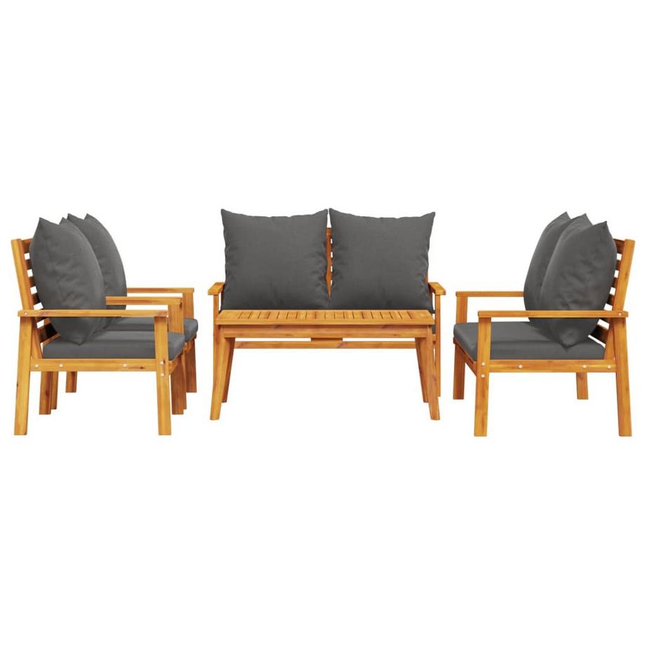 VidaXL set di mobili da giardino Legno di acacia  