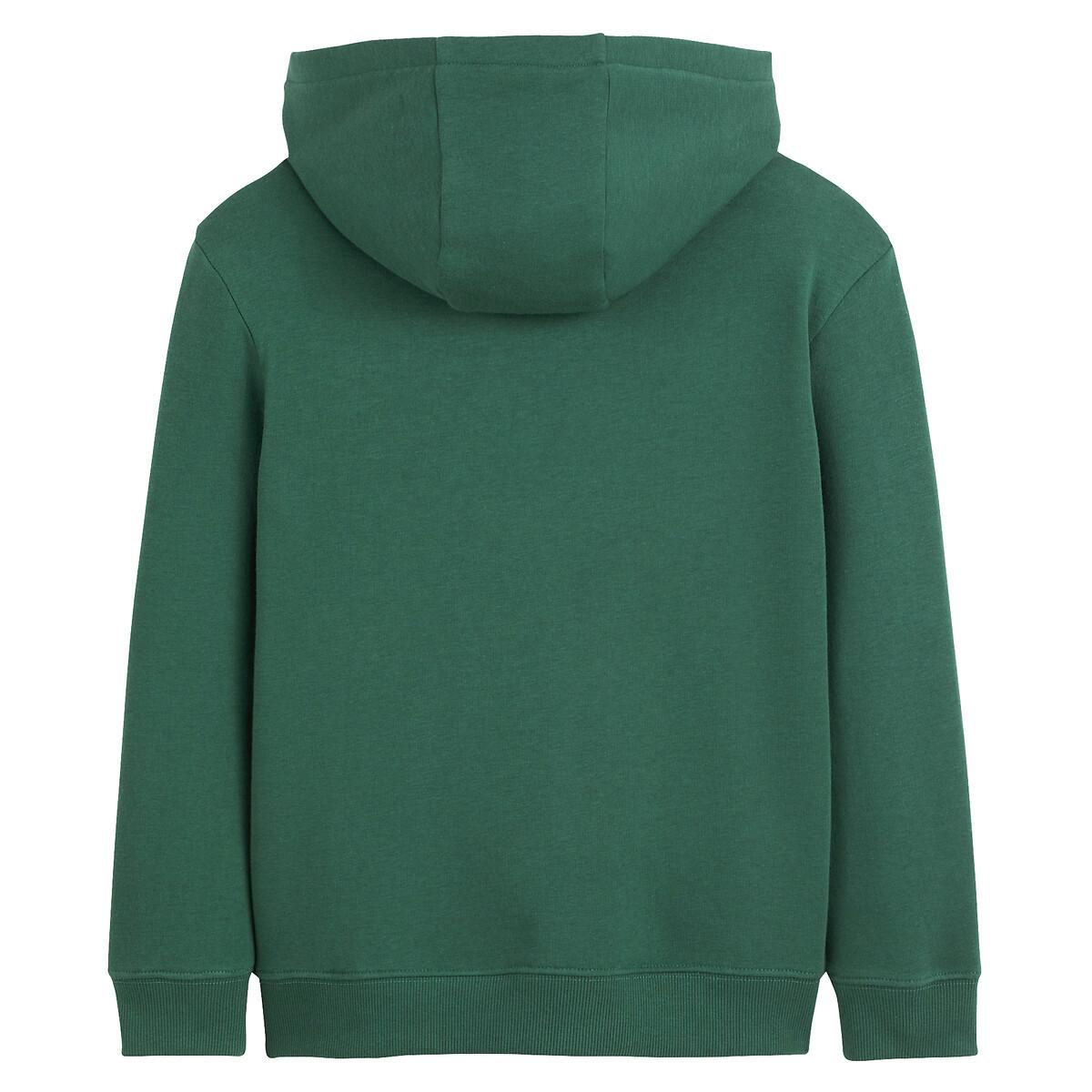 La Redoute Collections  Kapuzensweatshirt mit Skater-Motiv vorne 