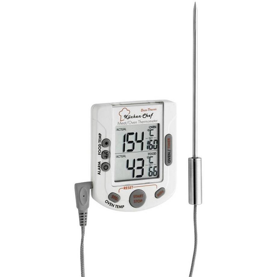 TFA Dostmann  Küchen-Chef 2 in 1 Digitales Braten-/Ofenthermometer 
