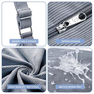 Only-bags.store Kordtasche Umhängetasche mit Reissverschluss Wasserdichter Shopper  