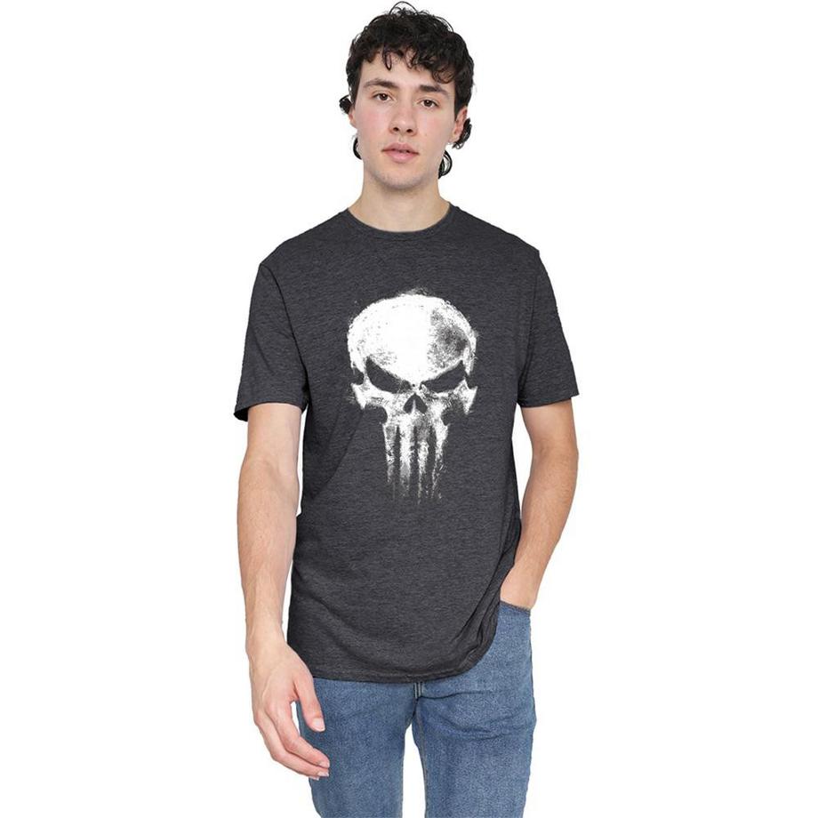 Daredevil  T-ShirtMotif Punisher Motiftyle Crâne Born Again 