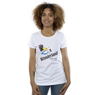 Disney  Tshirt ALICE IN WONDERLAND THIS WAY 