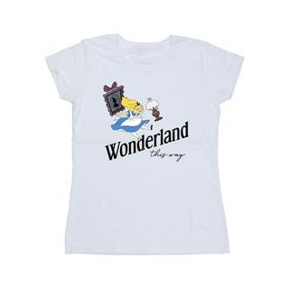 Disney  Tshirt ALICE IN WONDERLAND THIS WAY 