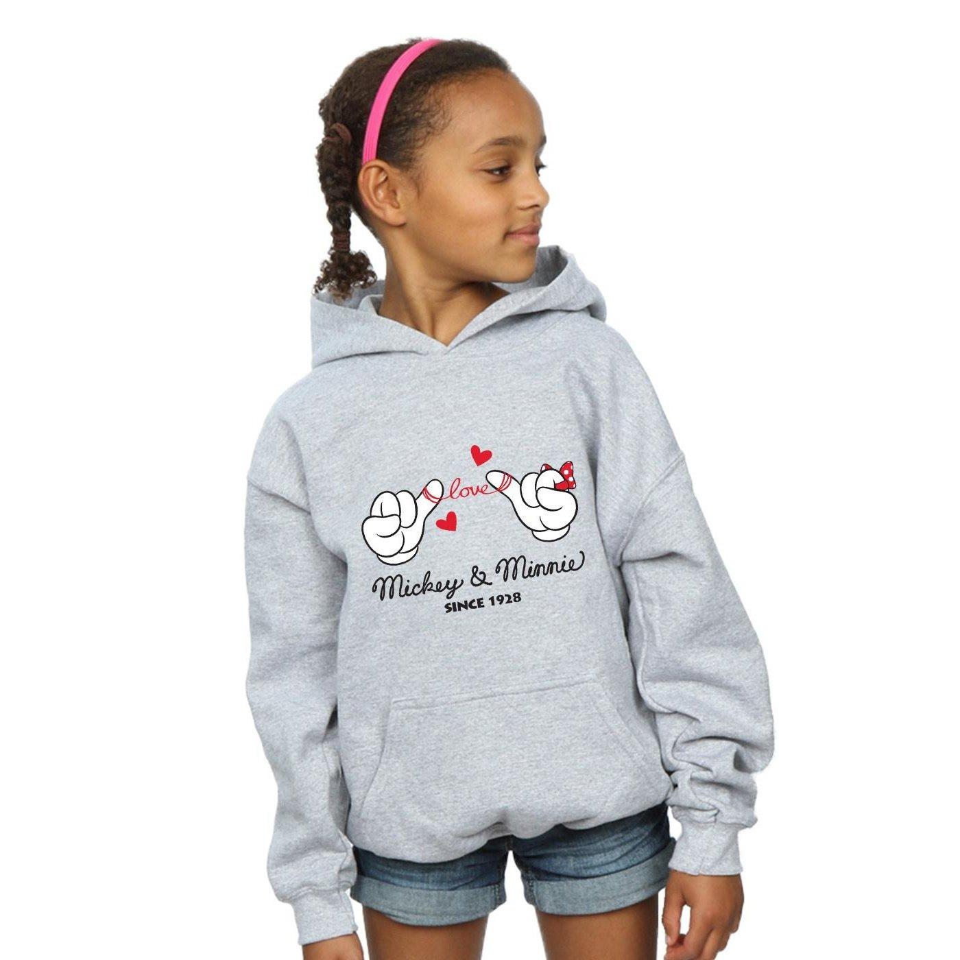 Disney  Sweat à capuche MICKEY MOUSE LOVE HANDS 