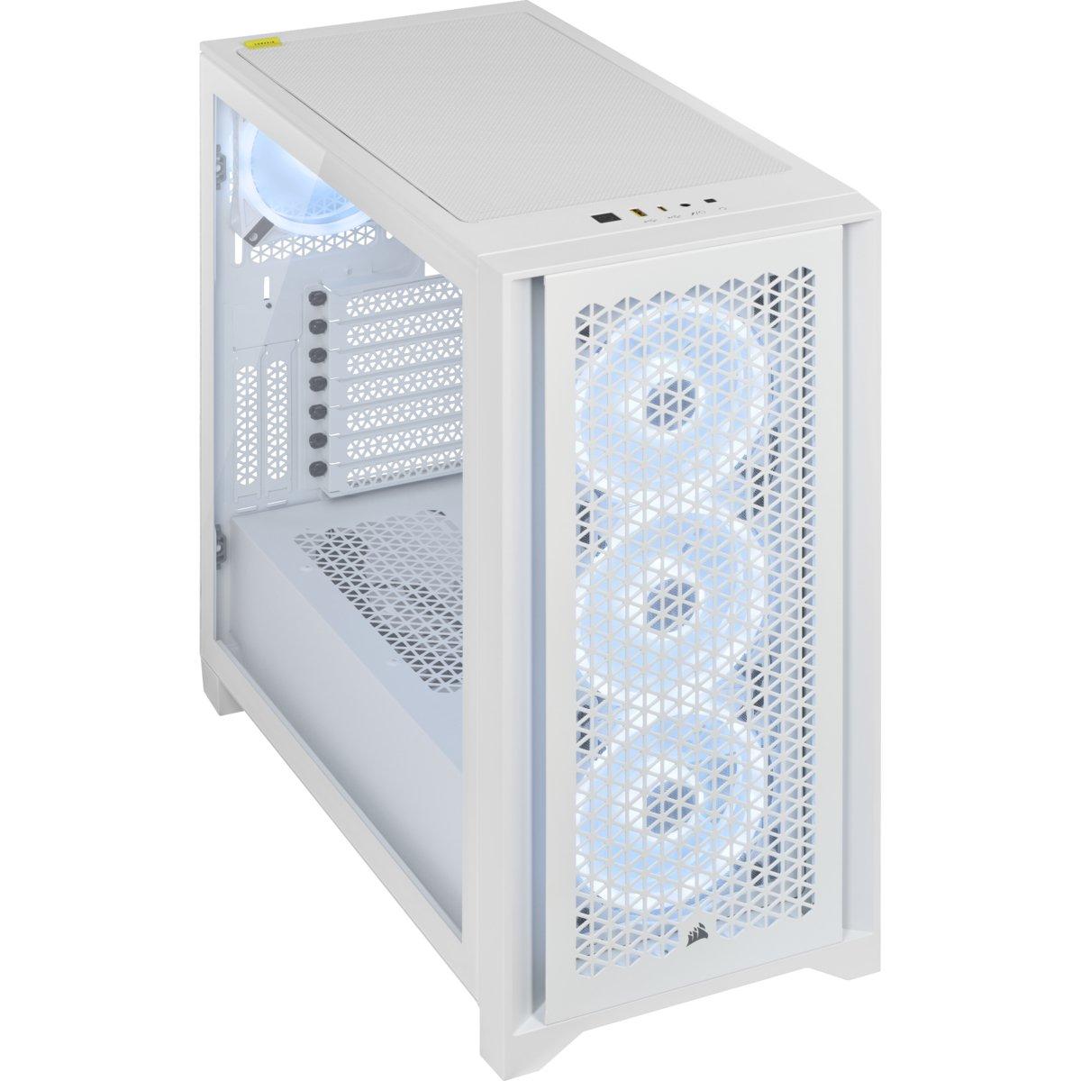 Corsair  ICUE 4000D RGB Midi Tower Bianco 