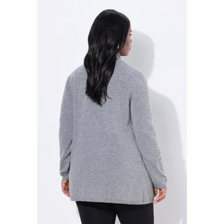 Ulla Popken Cardigan Col Châle en Laine Mérinos  