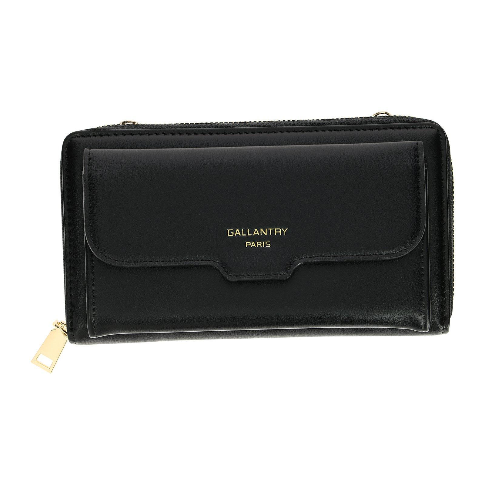 Gallantry  Pochette Portefeuille bandoulière Noir 