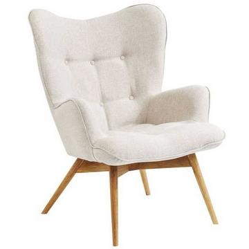 Fauteuil Vicky écru