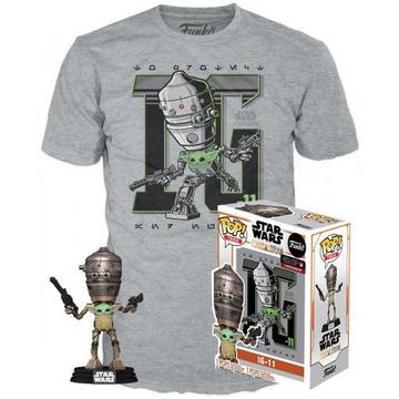 Funko Pop ! SW Mandalorian : IG-11 Excl w/ T-Shirt (M)