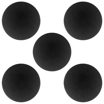 5x fermaporta per maniglie delle porte - nero