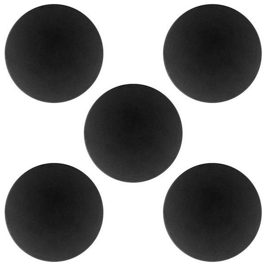 5x fermaporta per maniglie delle porte - nero