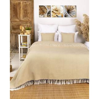 Alopini Coperta in Cotone Frangiata Premium  