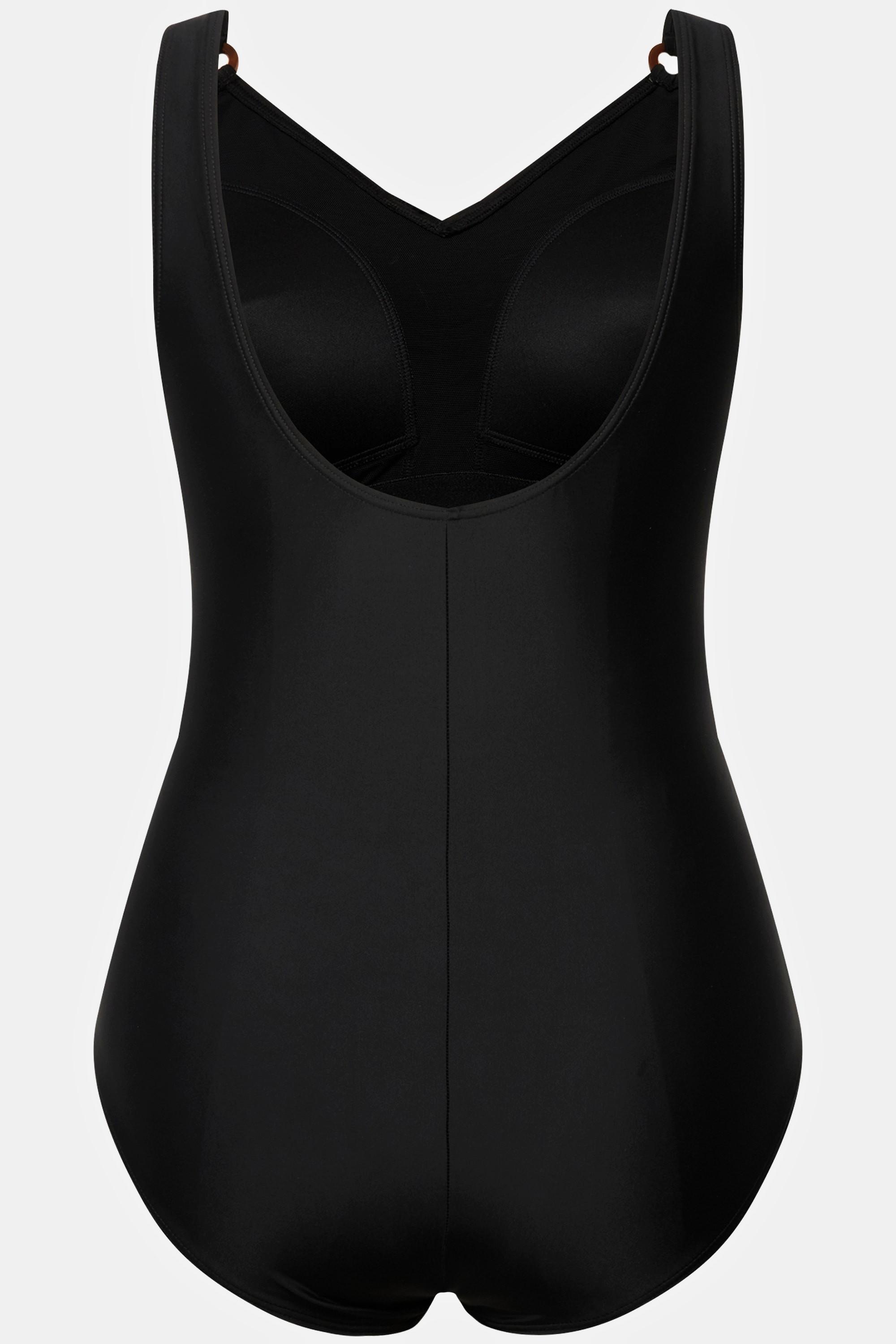 Ulla Popken Costume da bagno fantasia cactus coppe morbide anelli decorativi  