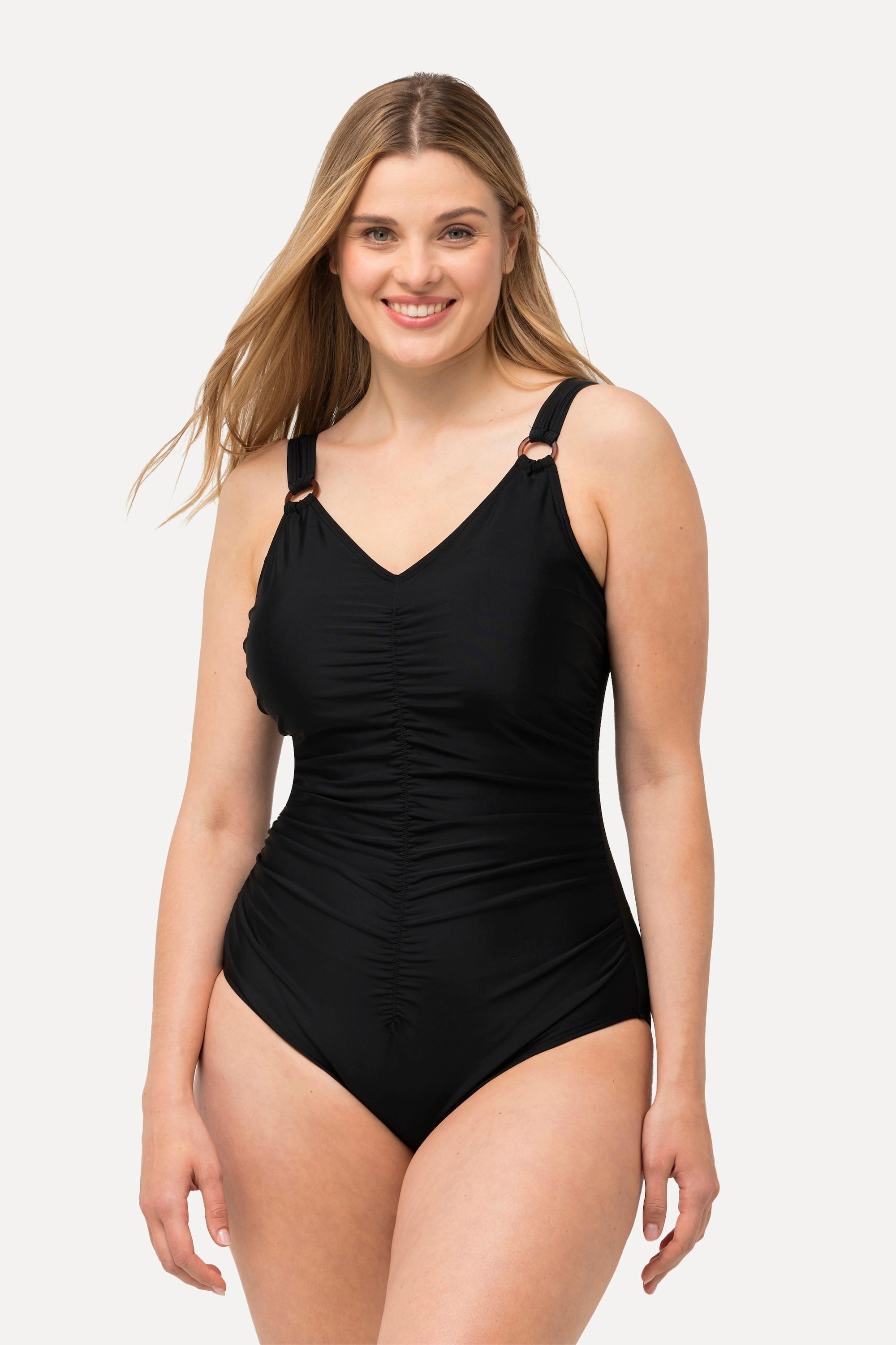 Ulla Popken Costume da bagno fantasia cactus coppe morbide anelli decorativi  