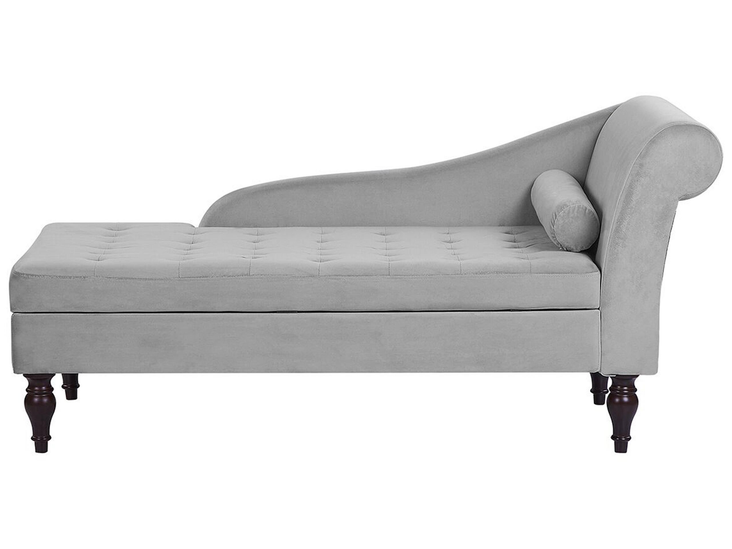 Beliani Chaise longue en Velluto Retrò PESSAC  