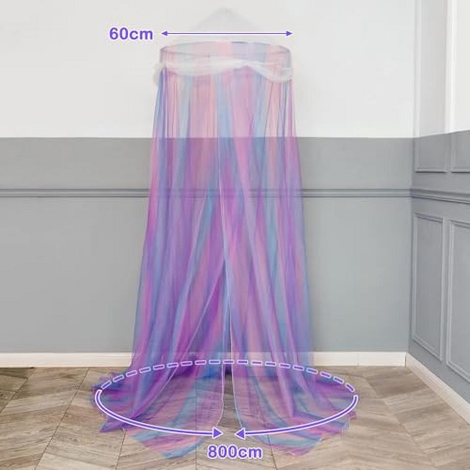 Activity-board Baldacchino per Bambini Zanzariera a Cupola Rotonda  