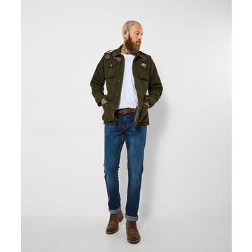 Personalisierte Jacke im Military-Stil