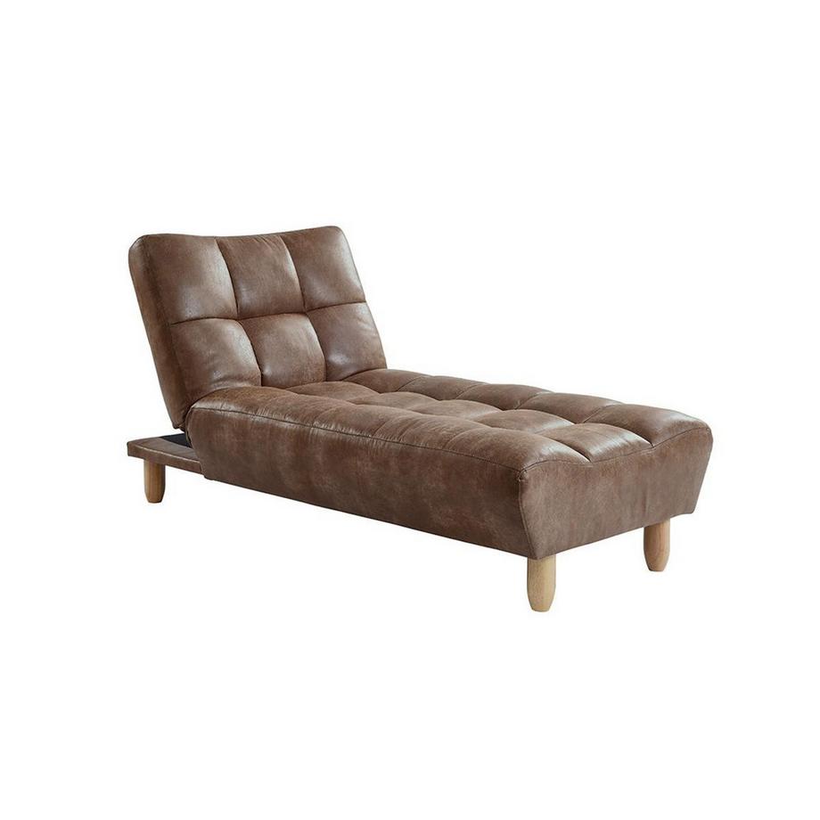 Vente-unique Modulierbares Schlafsofa Klappsofa MicrofaserVintageLook ESTEBAN  