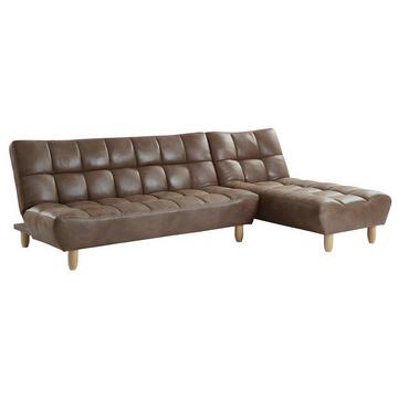 Modulierbares Schlafsofa Klappsofa MicrofaserVintageLook ESTEBAN