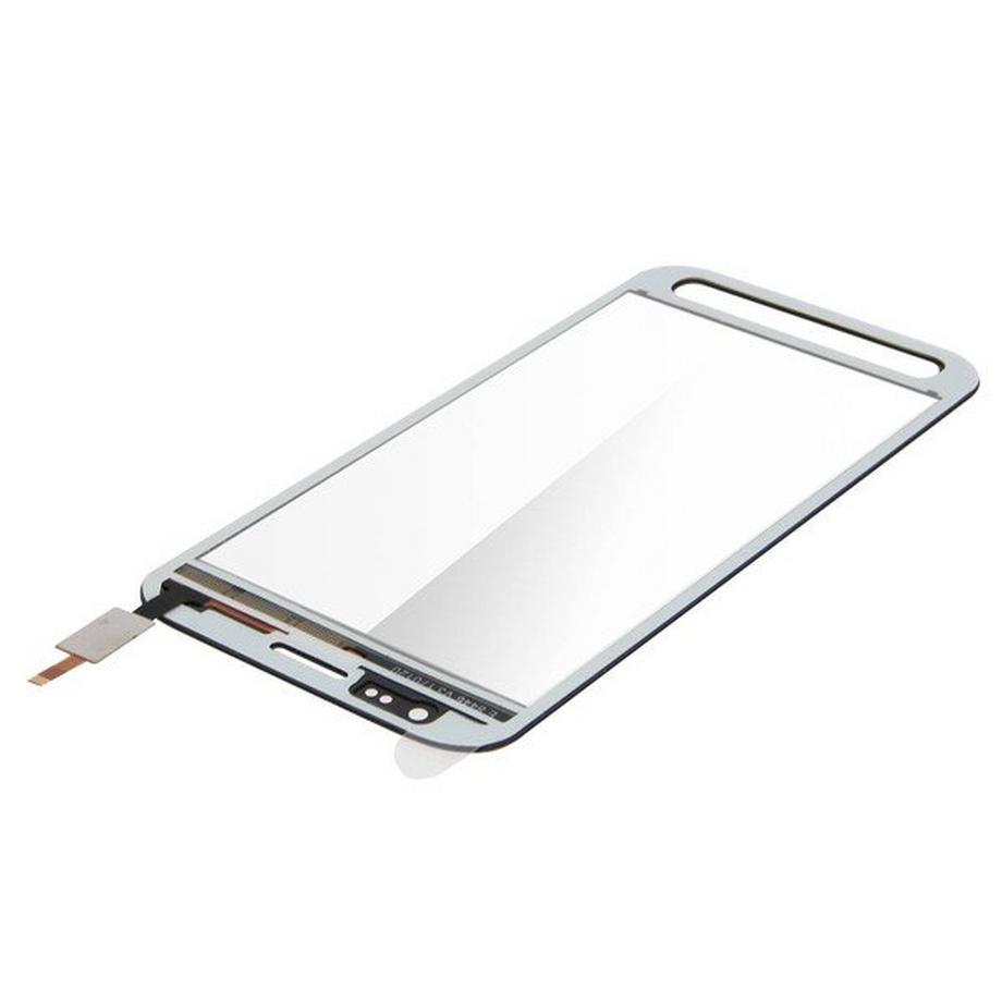 Avizar  Vitre tactile cadre noir Galaxy Xcover 4 