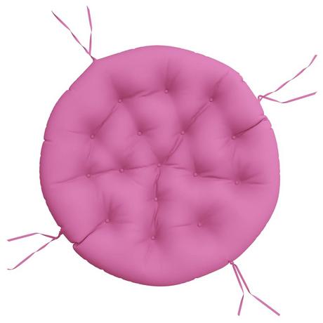 VidaXL Coussin rond tissu  