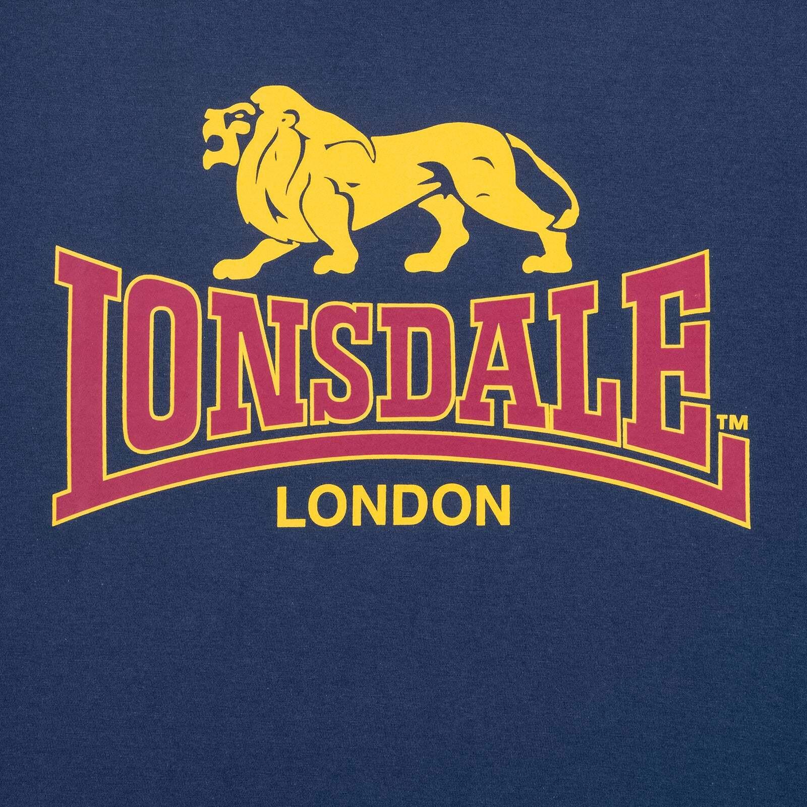 LONSDALE T-Shirt mit zweifarbigem Logo-Print  
