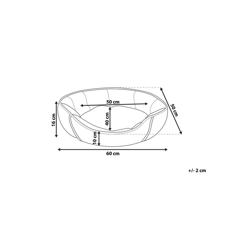 Beliani  Accessori en Lino Scandinavo CANDIR 