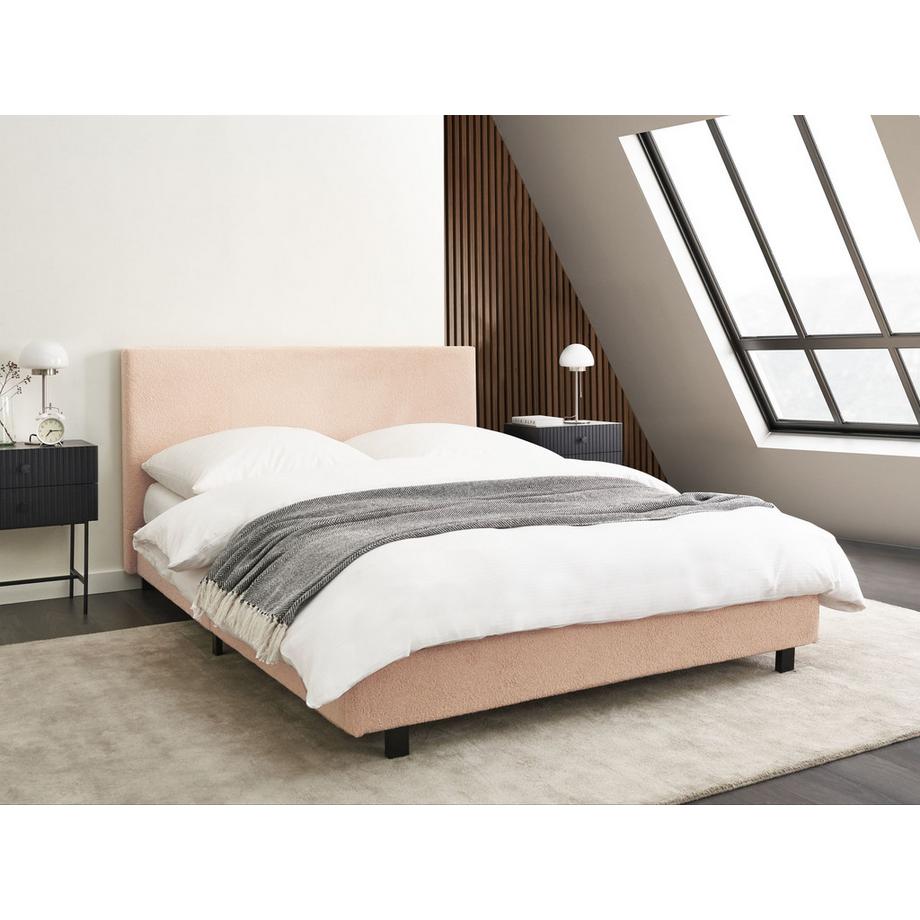 Beliani Letto en Bouclé Cottage ALBI  