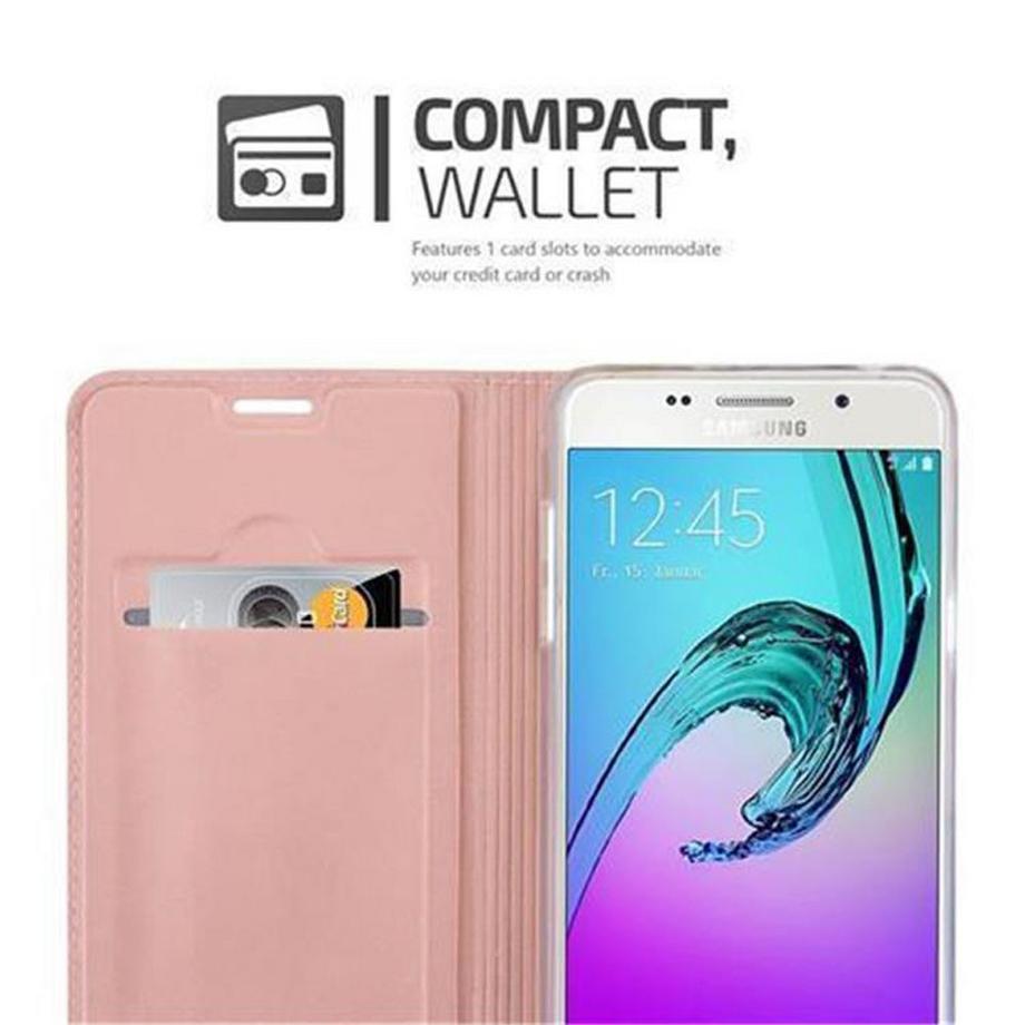 Cadorabo  Housse compatible avec Samsung Galaxy A3 2016 - Coque de protection avec fermeture magnétique, fonction de support et compartiment pour carte 