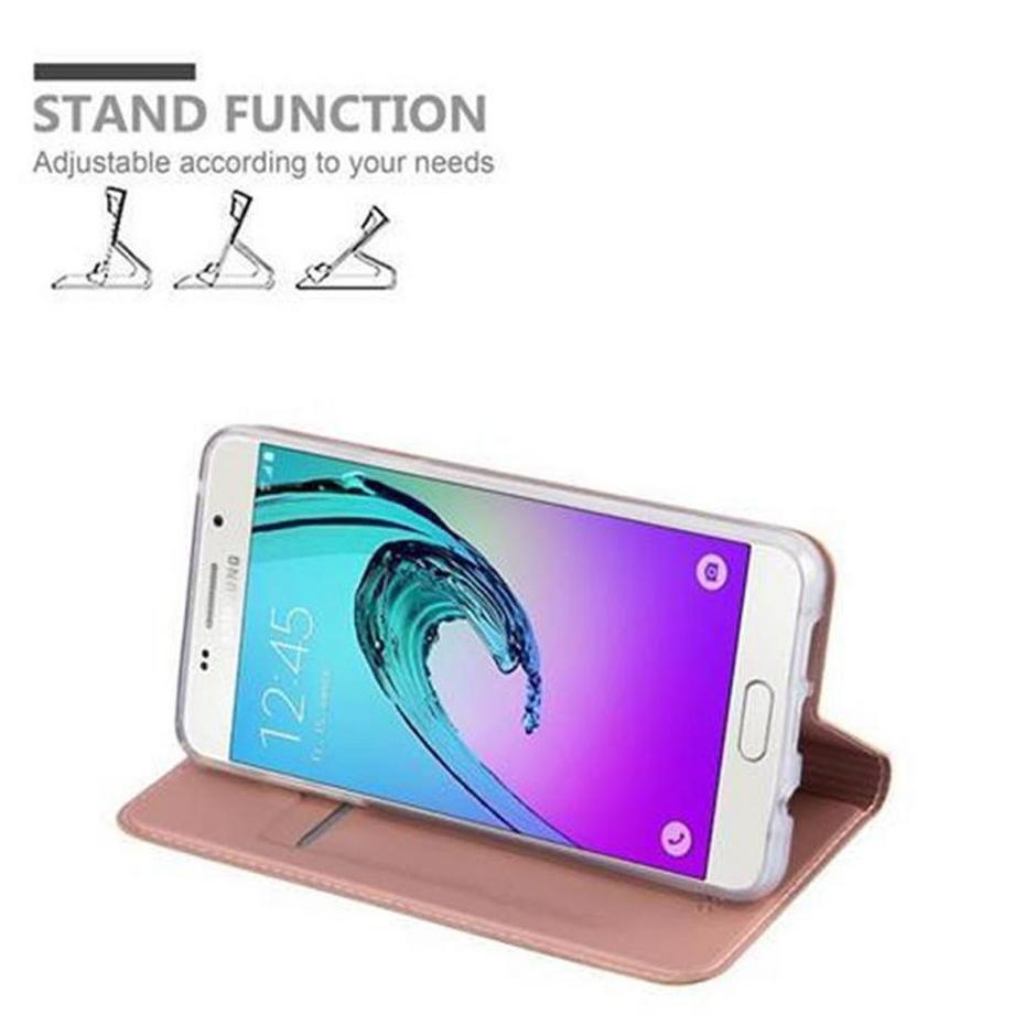 Cadorabo  Housse compatible avec Samsung Galaxy A3 2016 - Coque de protection avec fermeture magnétique, fonction de support et compartiment pour carte 