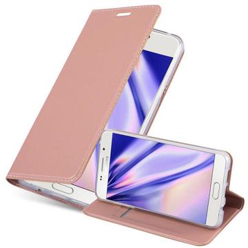 Housse compatible avec Samsung Galaxy A3 2016 - Coque de protection avec fermeture magnétique, fonction de support et compartiment pour carte