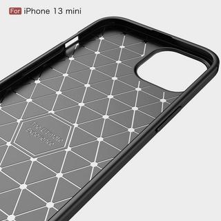 Cover-Discount  iPhone 13 Mini - Custodia look metallo carbone 