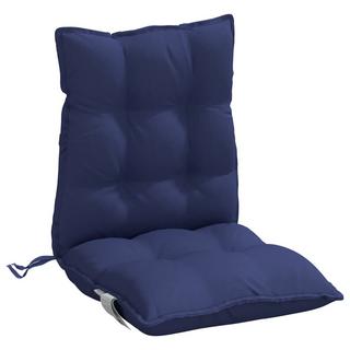 VidaXL Coussin de chaise à dossier bas tissu  